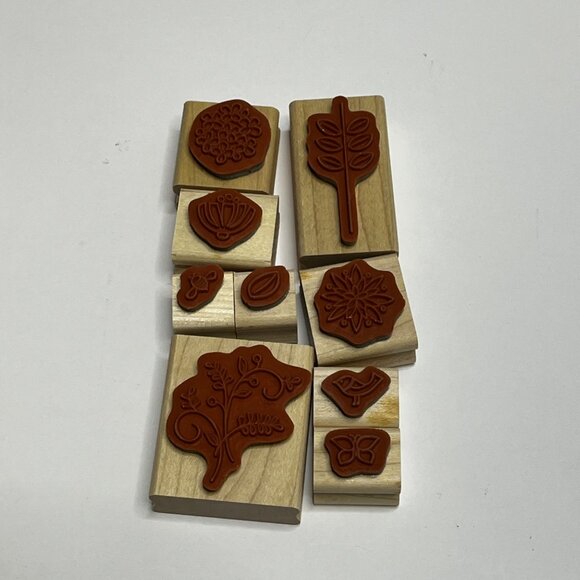 Stampin' Up! SWEET SUMMER Set of 9 Decorative Rubber Stamps Retired - Picture 4 of 5
